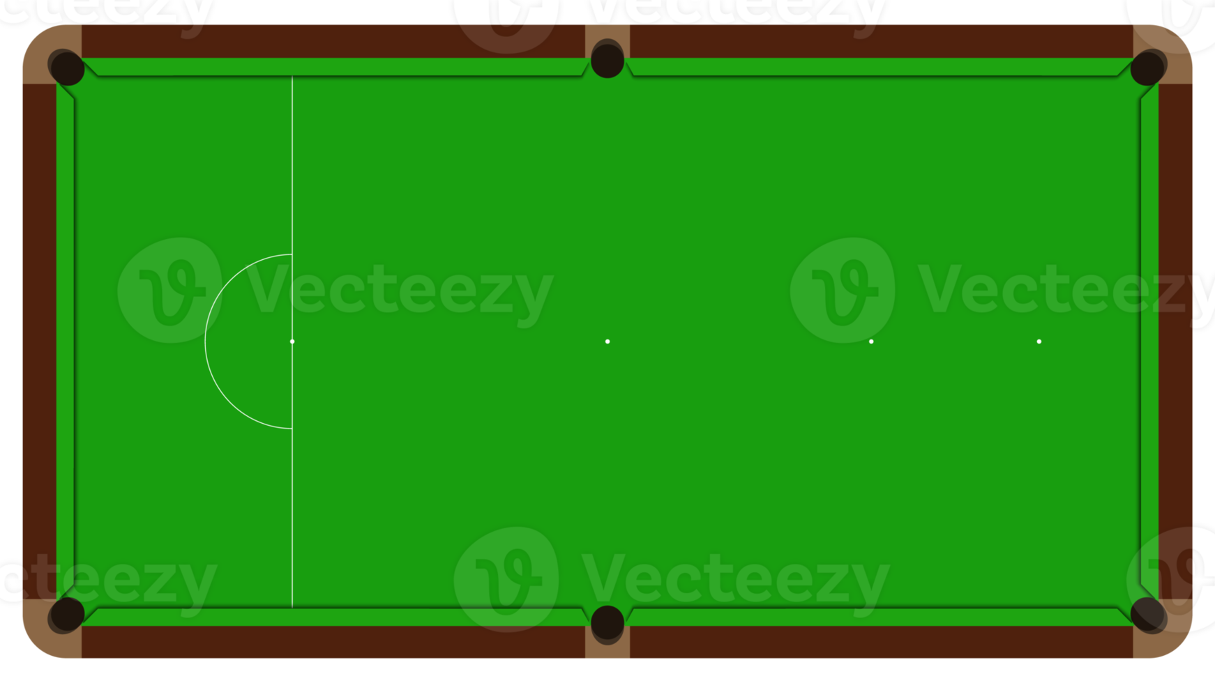 vue de dessus de table de billard png