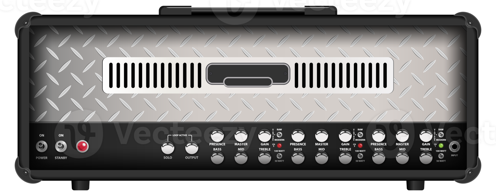 Classic guitar amplifier png