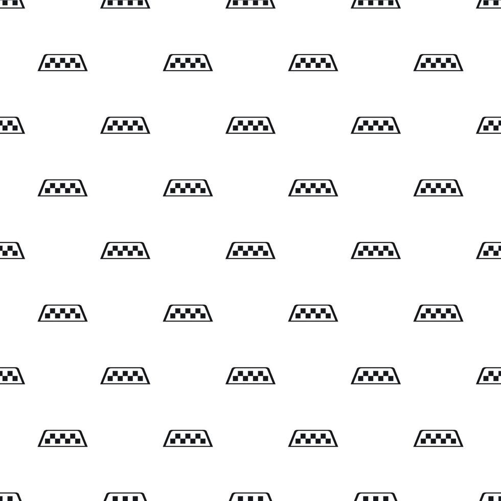 Checker taxi pattern, simple style vector