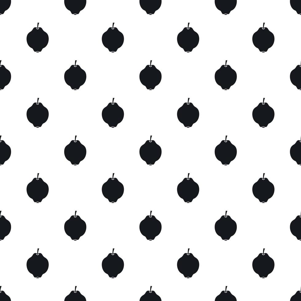 Quince pattern, simple style vector