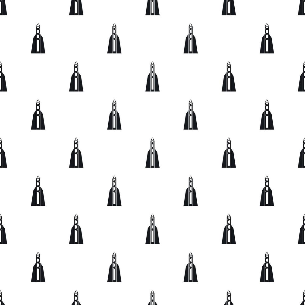 Long rocket pattern, simple style vector