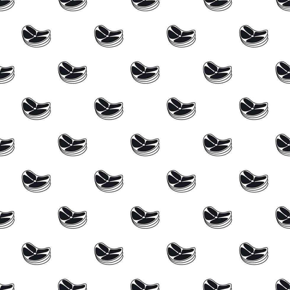 Lot of steaks pattern, simple style vector