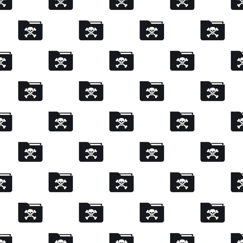 Virus in e-mail pattern, simple style vector