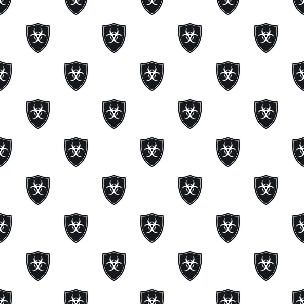 Radioactive sign pattern, simple style vector