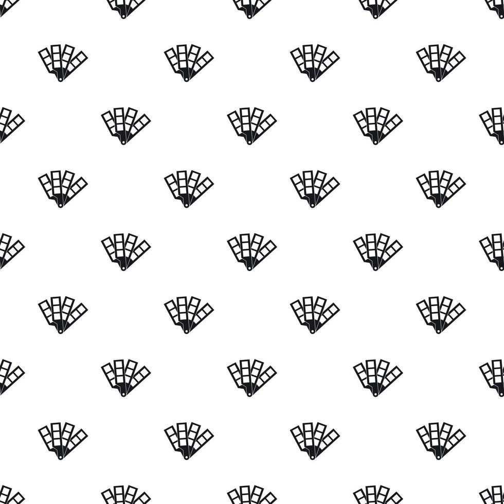 Color palette pattern, simple style vector