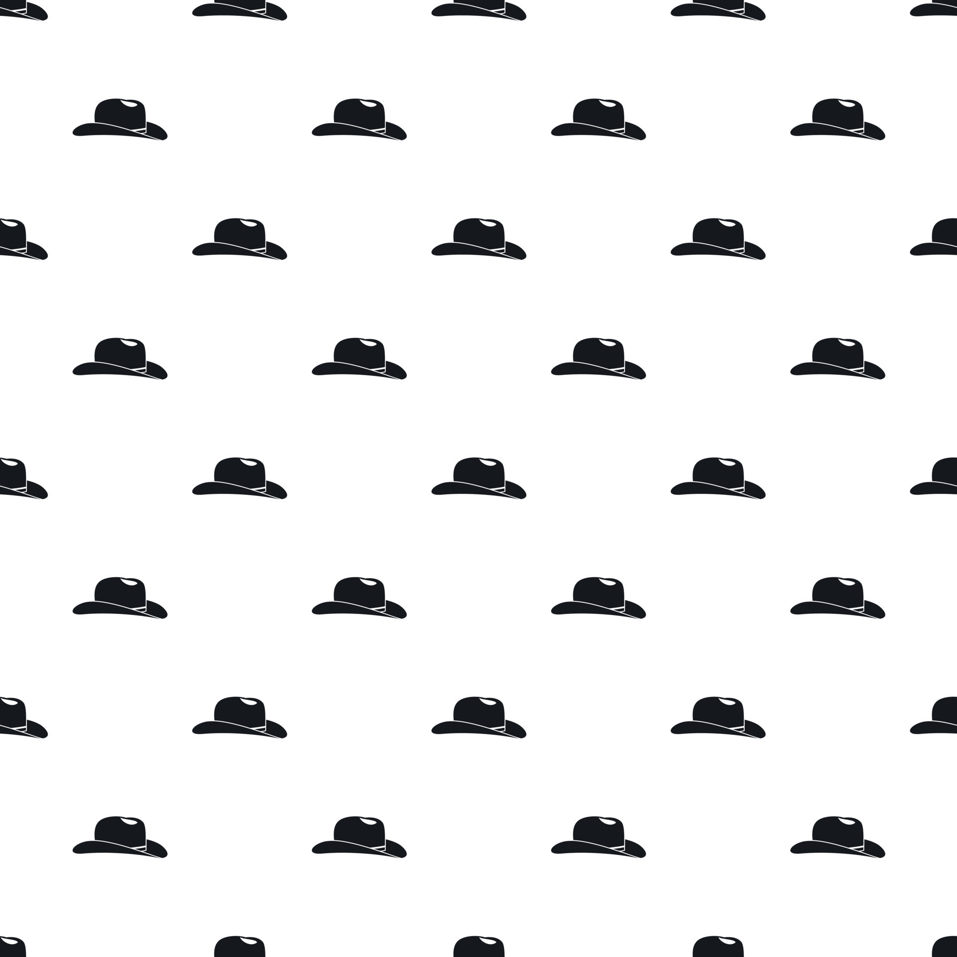 cowboy-hat-pattern-simple-style-15246522-vector-art-at-vecteezy