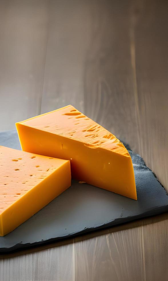 Fresh Yellow Cheddar Cheese photo