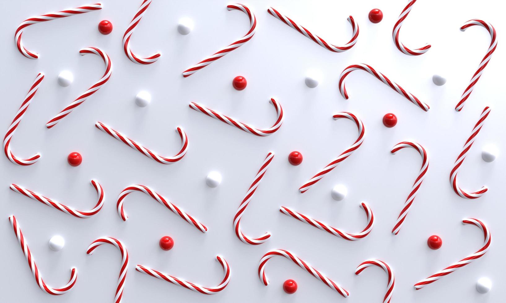 3d candy cane background. 3d rendering. photo