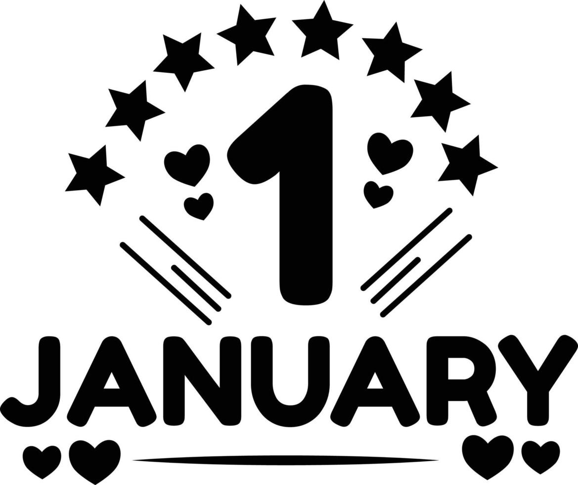 Happy new year lettering vector