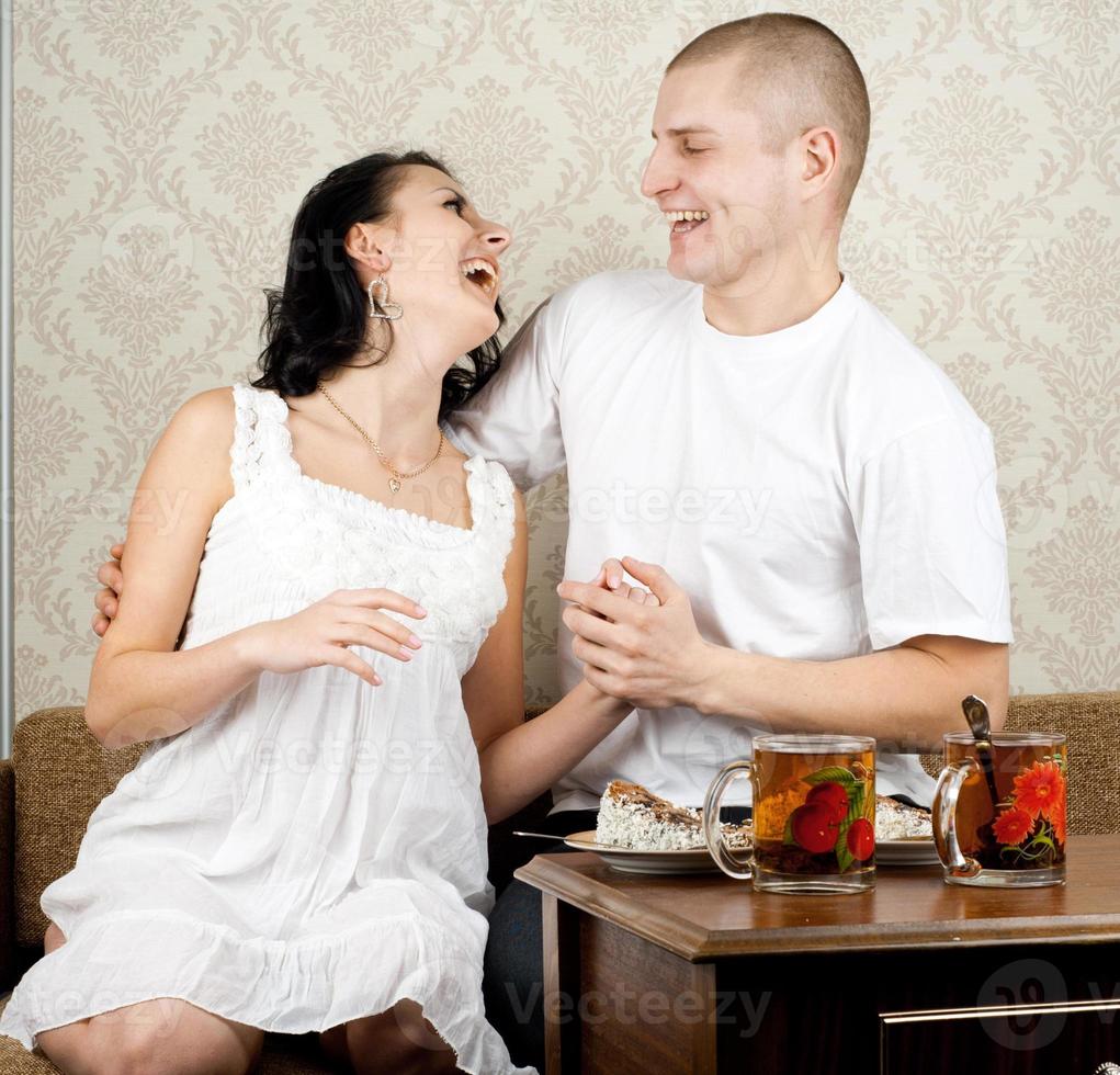 couple on the couch photo