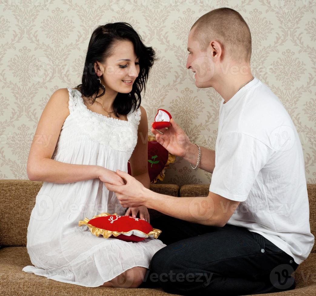 couple on the couch photo