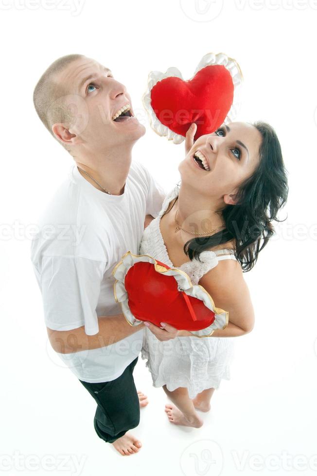 retrato de una joven pareja foto