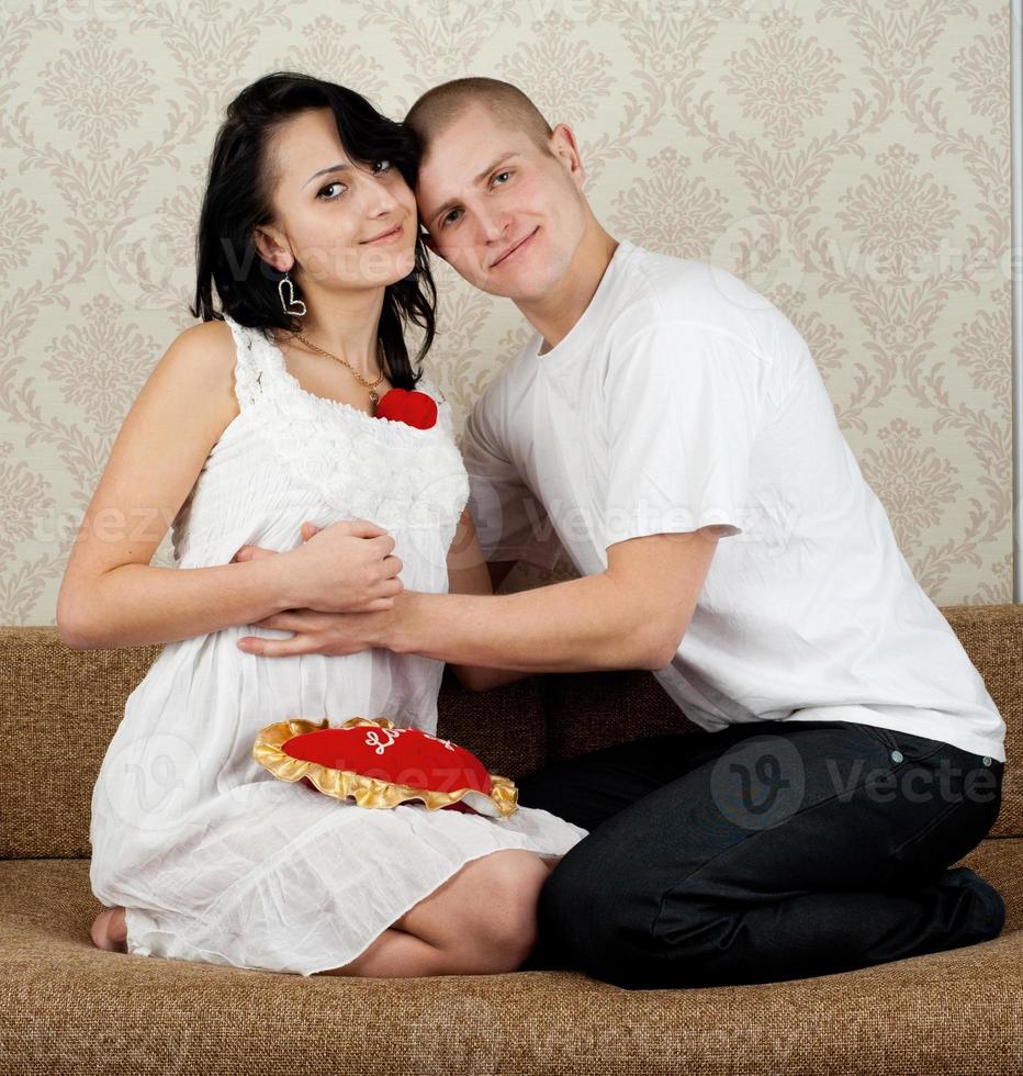 couple on the couch photo