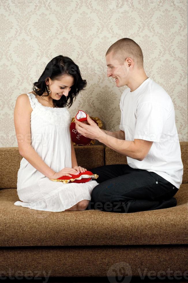couple on the couch photo