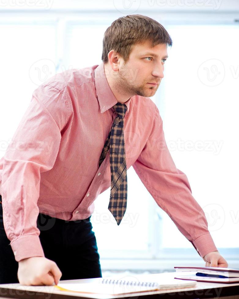 businessman in the office photo