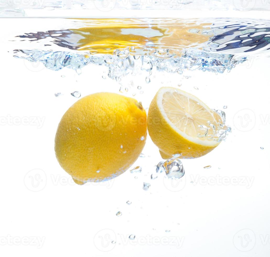 Lemon in the water photo