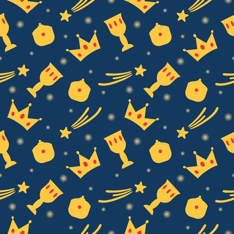 Happy Epiphany Day Seamless Pattern Design Christian Festival to Faith in Template Hand Drawn Cartoon Flat Illustration vector