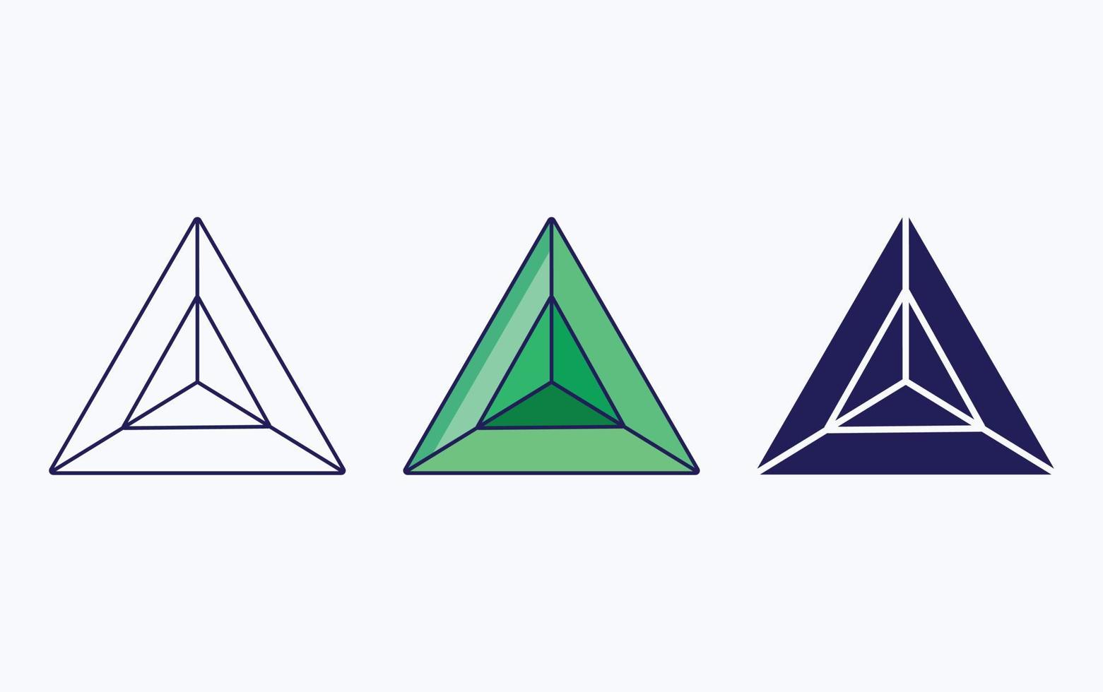 Diamond line and glyph icon, vector illustration