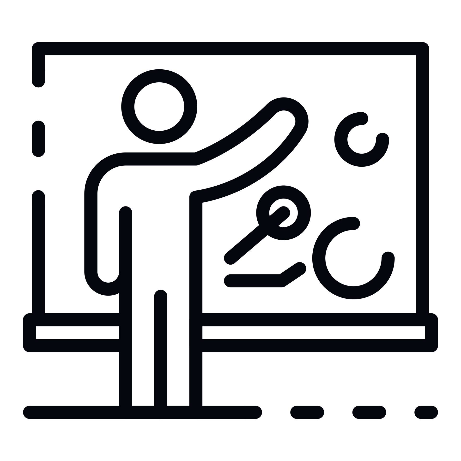 Job training icon, outline style 15252877 Vector Art at Vecteezy