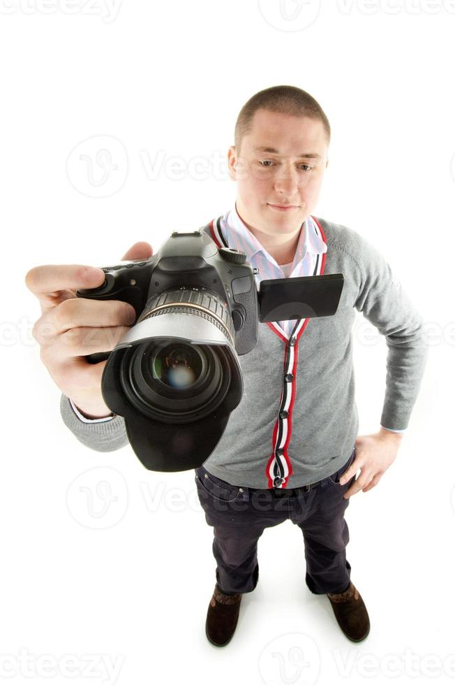 photographer with camera photo