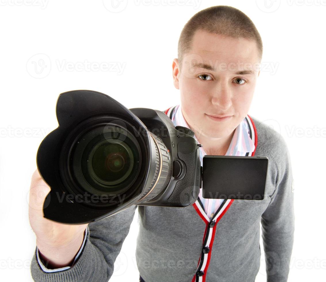 photographer with camera photo