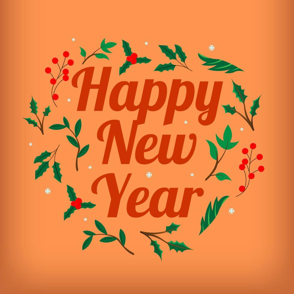 Lettering happy new year 2023 15253354 Vector Art at Vecteezy