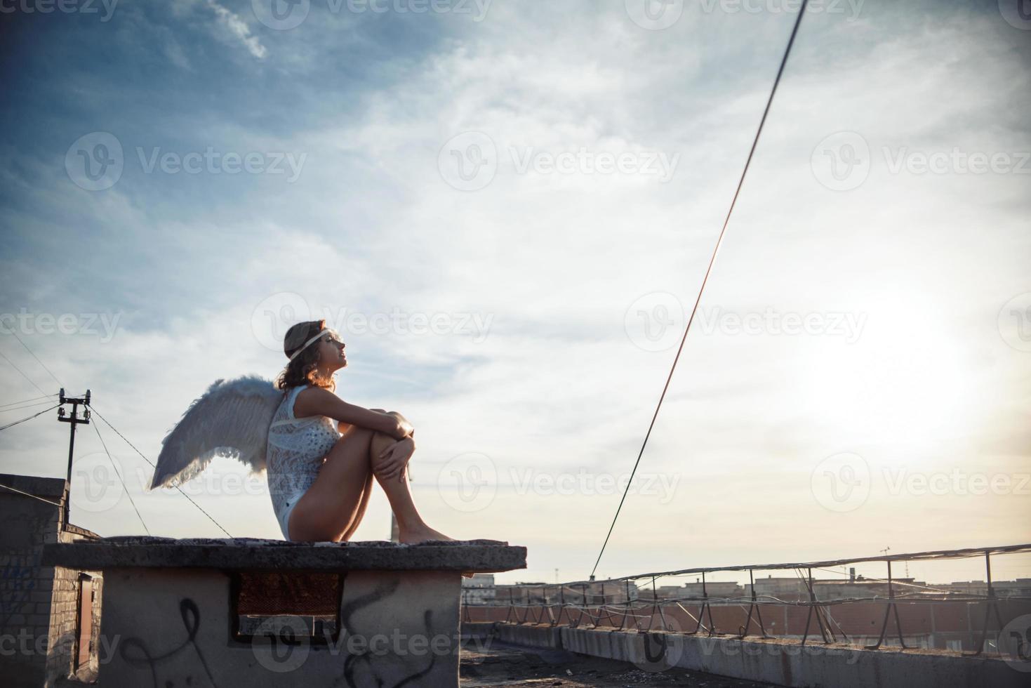 Sweet angel girl photo