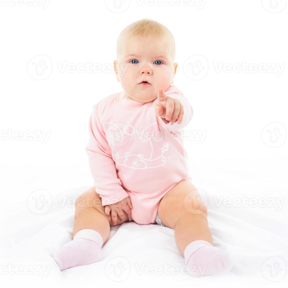 Cute baby girl photo