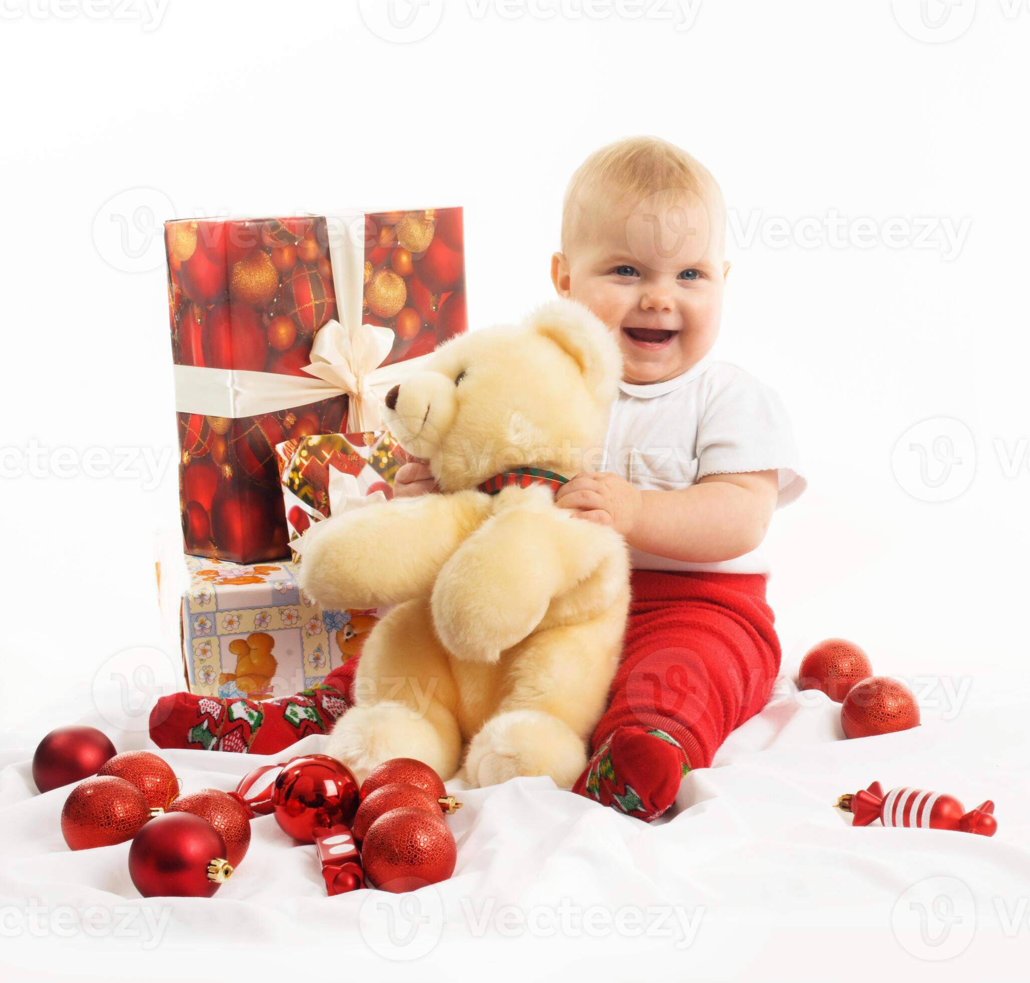 baby in christmas 15253864 Stock Photo at Vecteezy