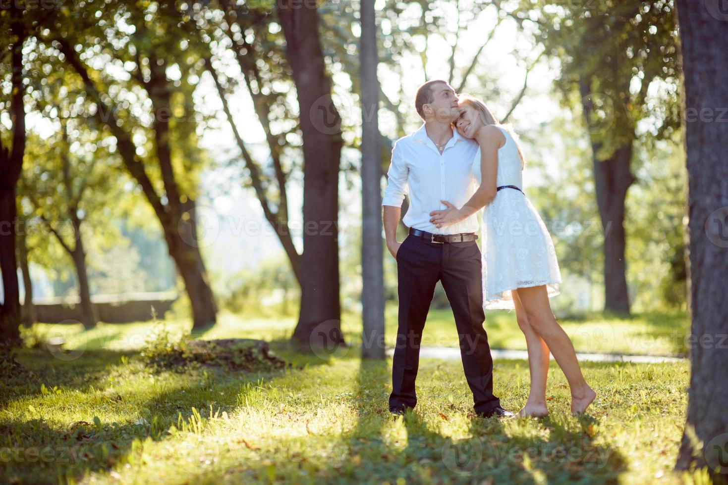 Portrait of love couple photo