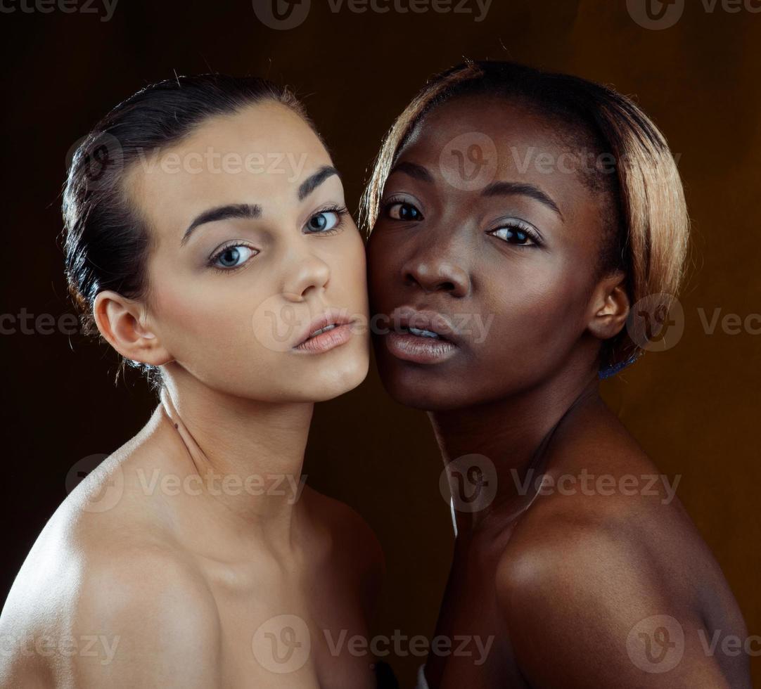 two fashion model photo