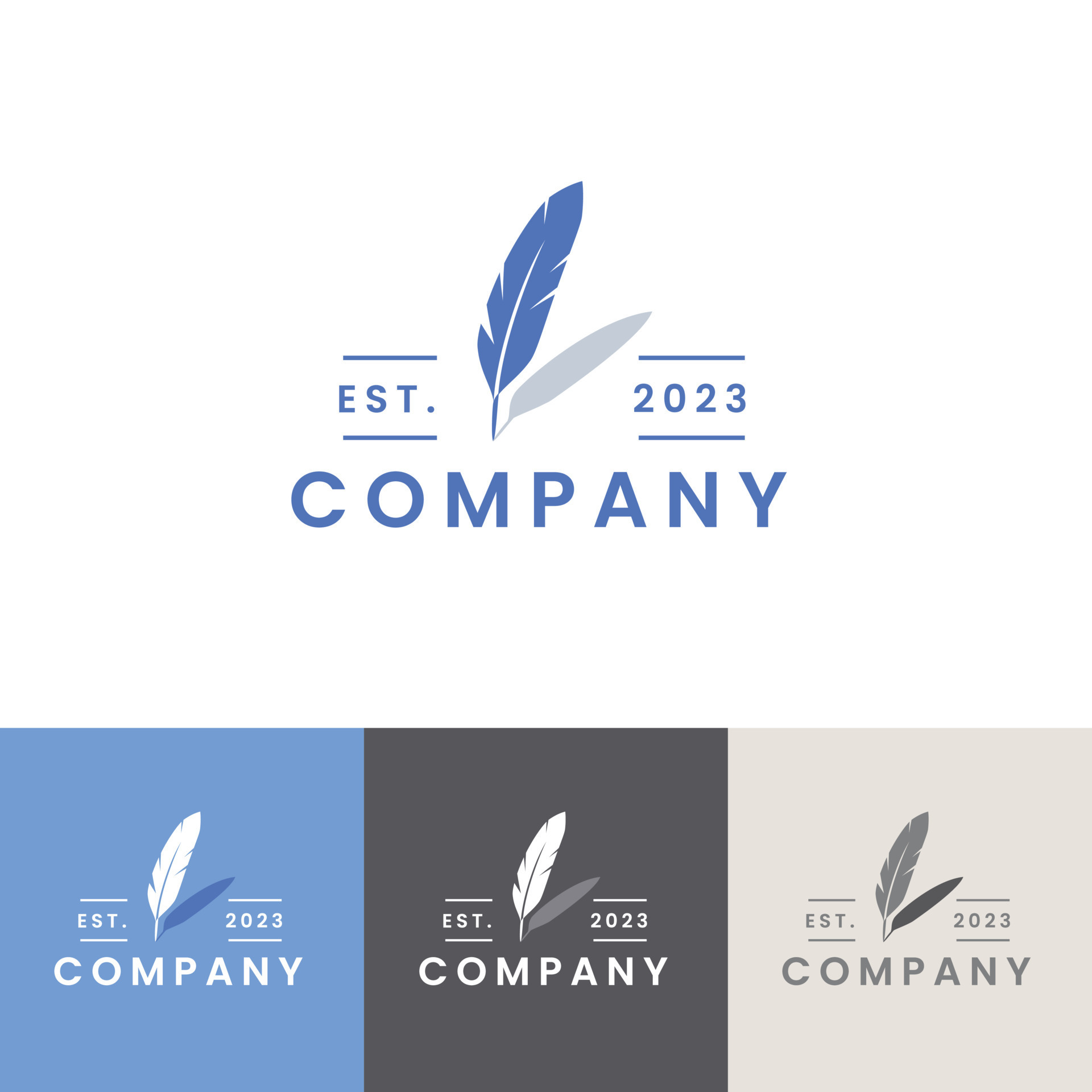 gradient quill pen design template 15258491 Vector Art at Vecteezy gradient quill pen design template 15258491 Vector Art at Vecteezy
