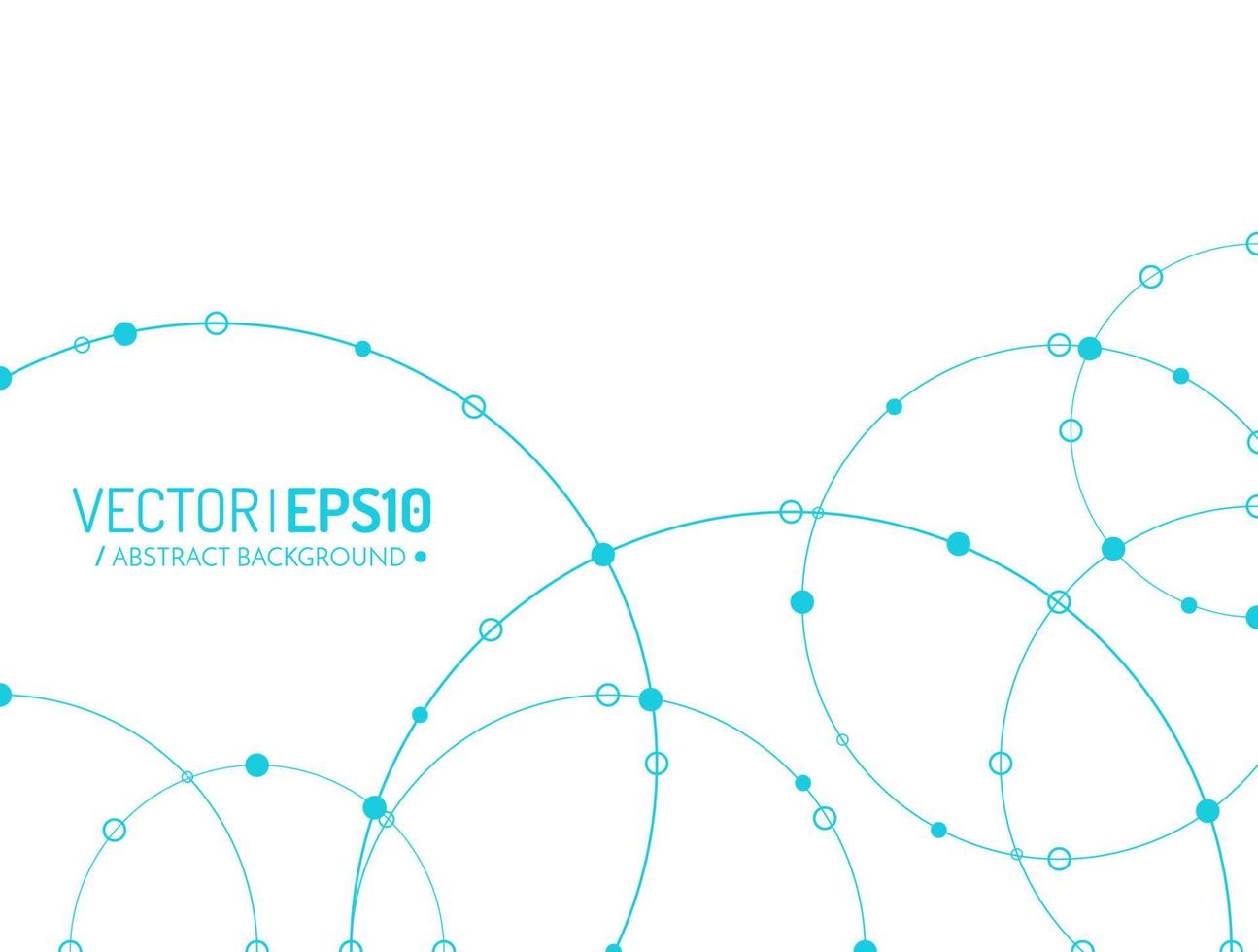Vector technology concept. Connected Lines and dots. Network sign