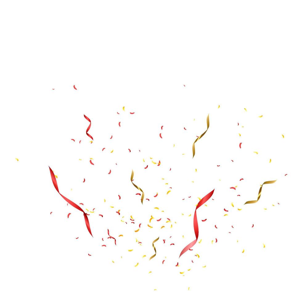 Colorful bright confetti background. Confetti burst. Festive vector illustration