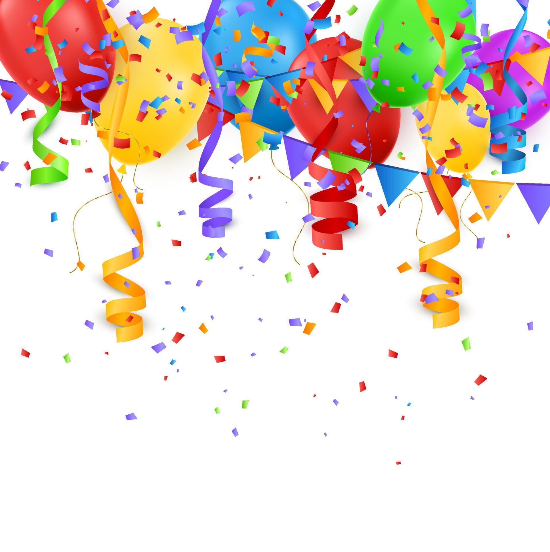 Confetti Vector Background 15258808 Vector Art at Vecteezy