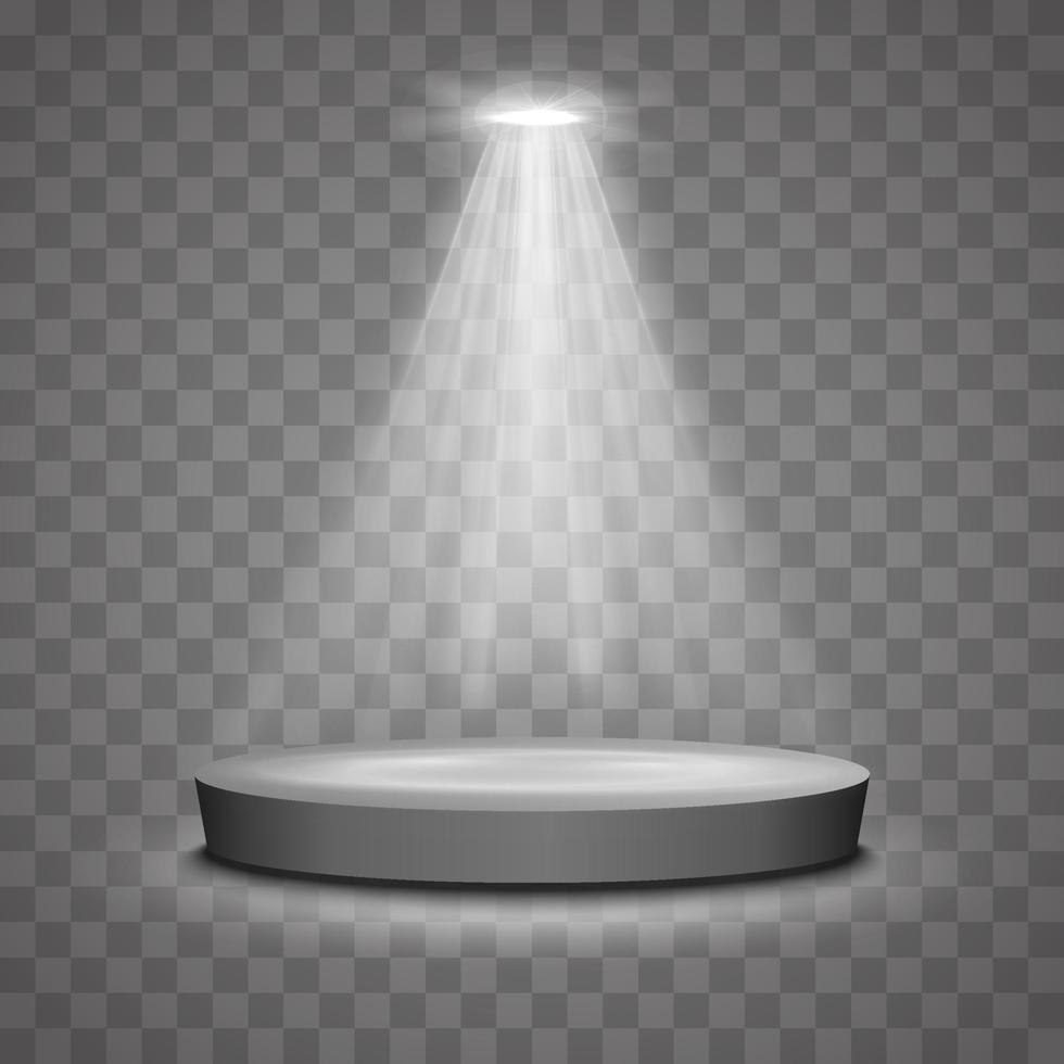 Spotlight Shines on the Stage vector