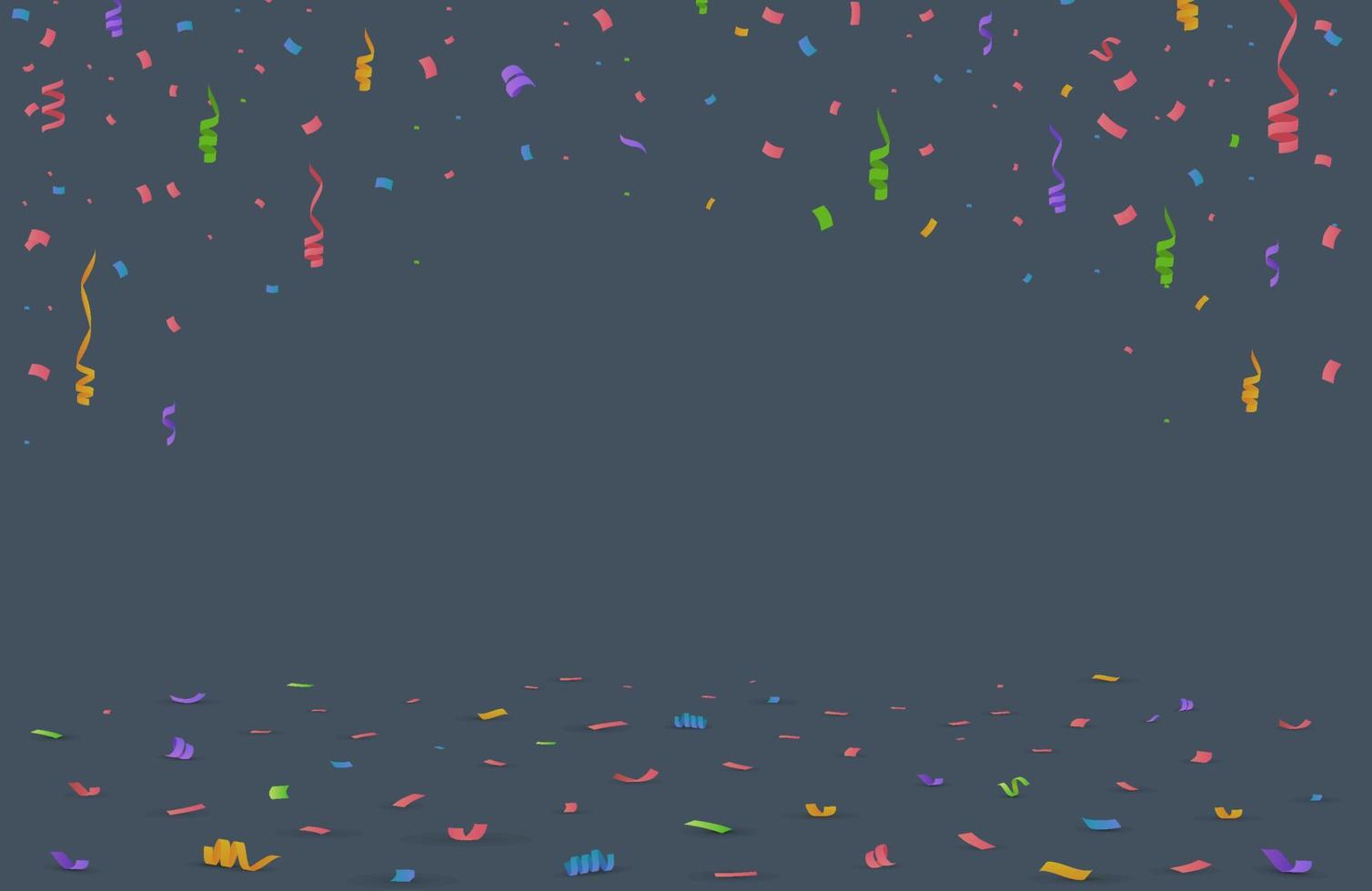 Color Confetti Isolated vector