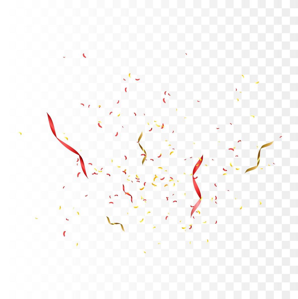 Colorful bright confetti background. Confetti burst. Festive vector illustration