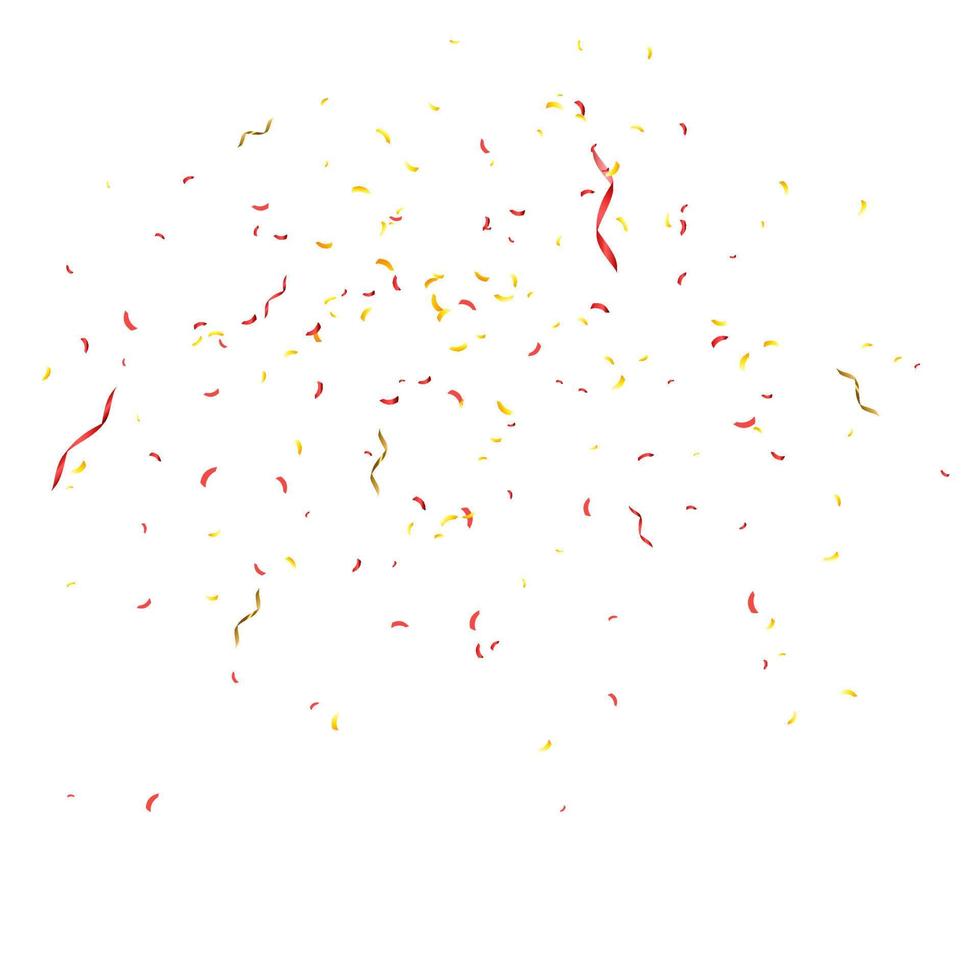 Colorful bright confetti background. Confetti burst. Festive vector illustration