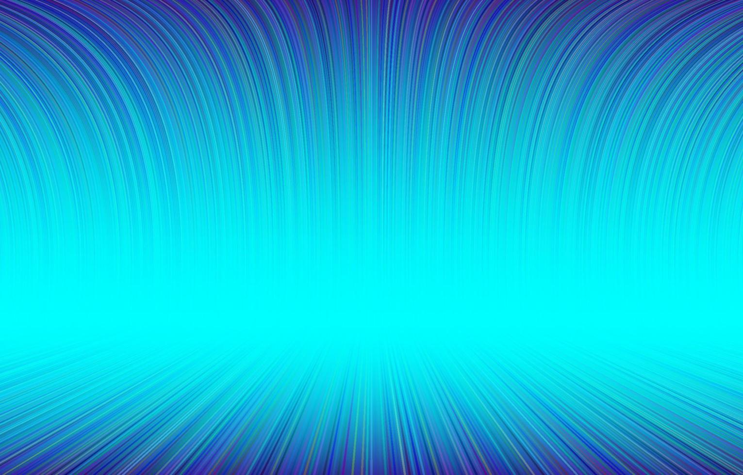 Abstract blue green spectrum stripes curve line on blue background. Design for wallpaper, backdrop, pattern, texture, background, textile, wrapping, clothing, art print. Vector illustration.