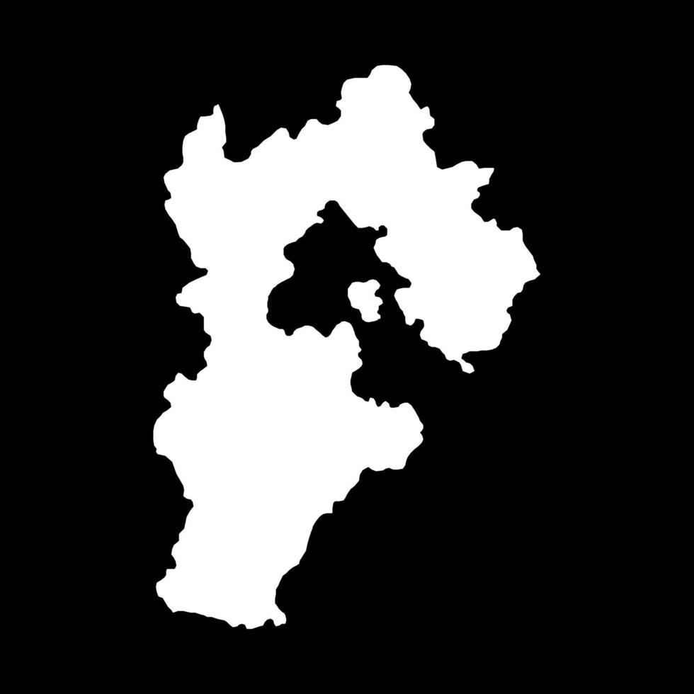 Hebei province map, administrative divisions of China. Vector illustration.
