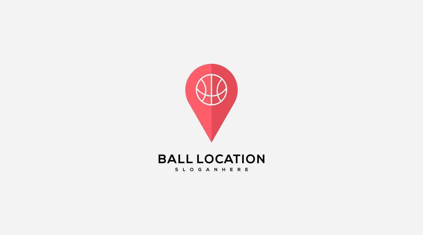 Soccer Location Logo, pointer Icon vector