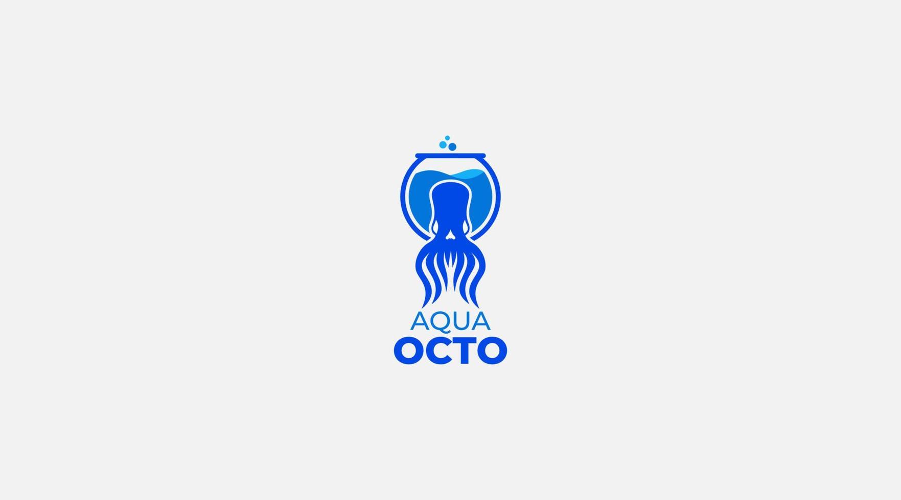 plantilla de diseño de logotipo de laboratorios de pulpo vector