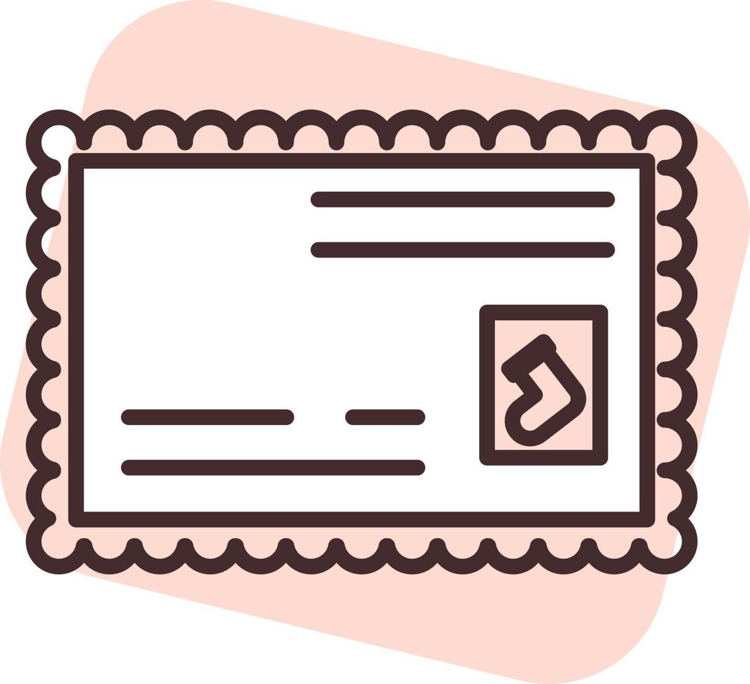 Event santa letter, icon, vector on white background.