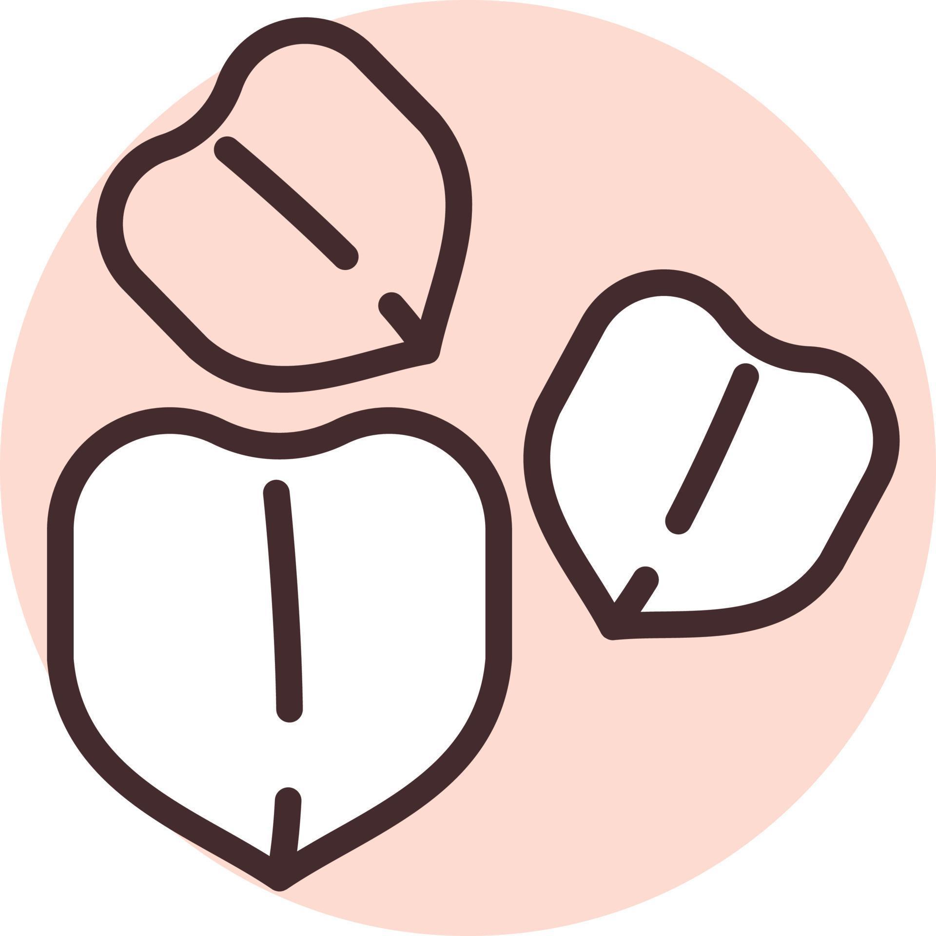 Allergy on buckwheat, icon, vector on white background. 15261286 Vector