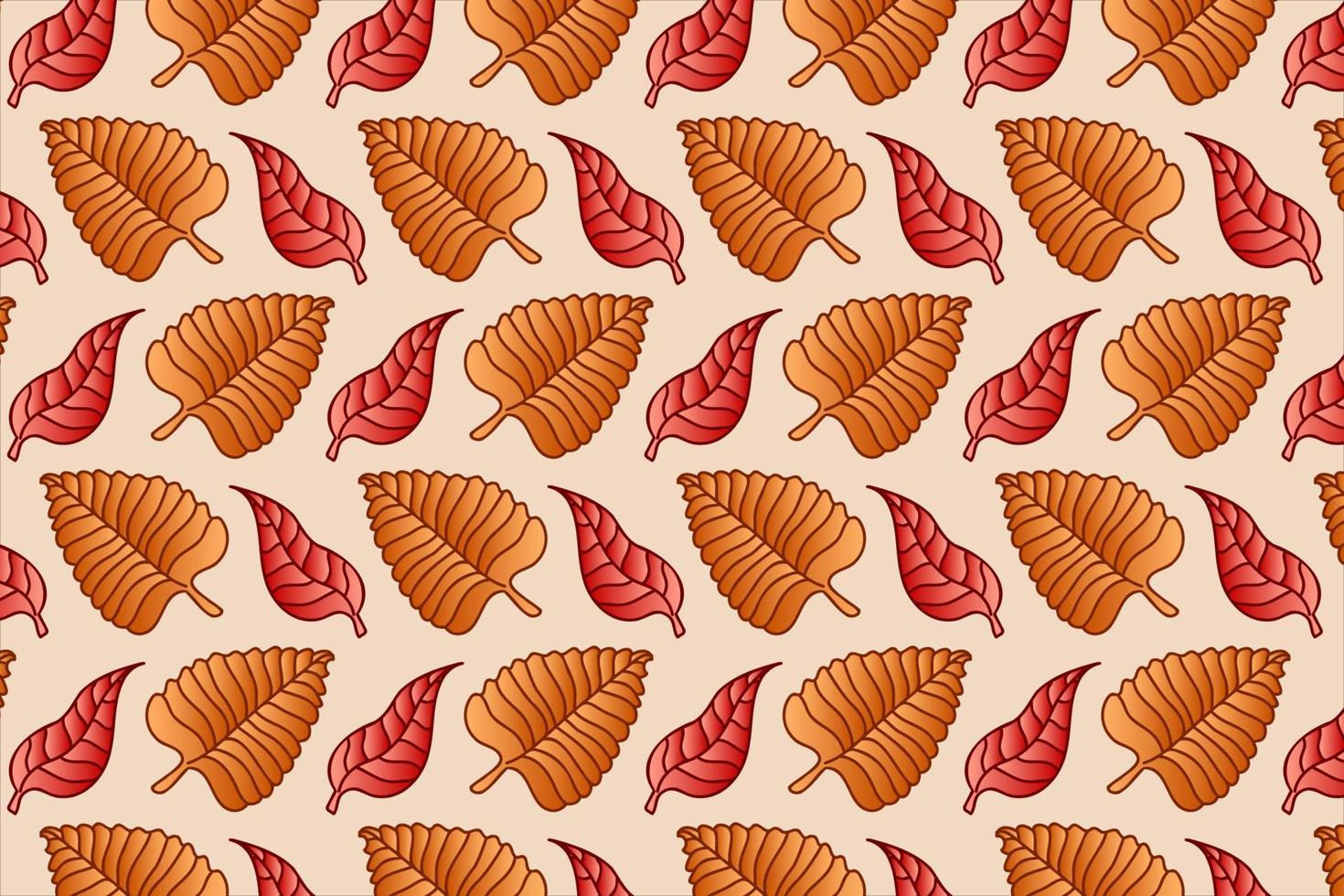 Red and orange leaves is intended for background, poster, cards, fabric printing and you can use it in different cases. vector