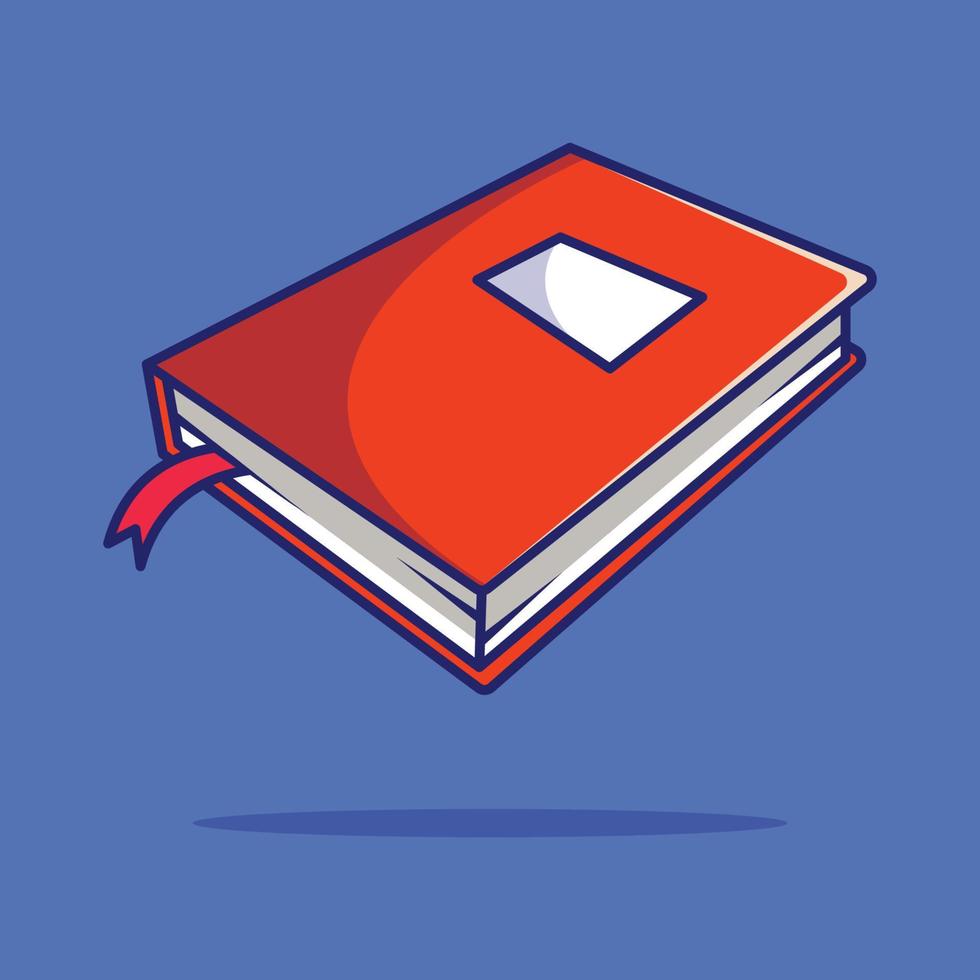 A Book cartoon icon vector