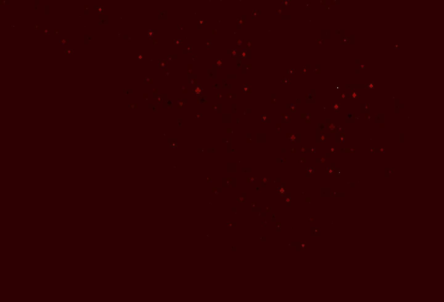 Light Red vector pattern with symbol of cards.