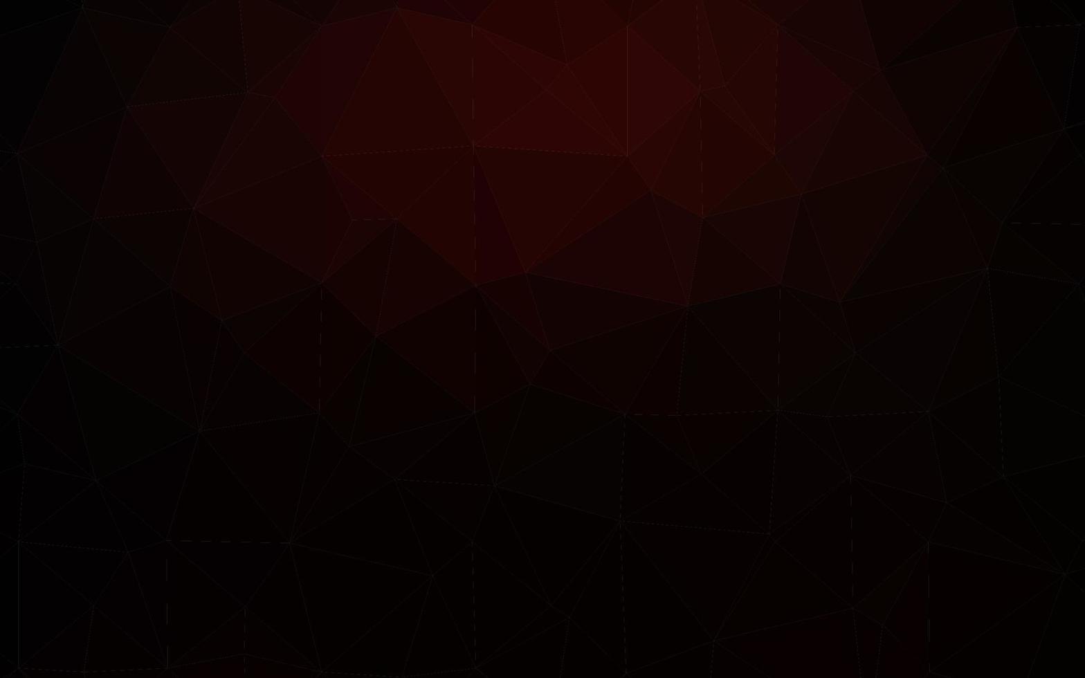 Dark Red vector polygon abstract layout.