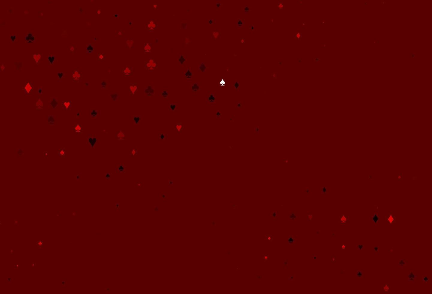 Light Red vector pattern with symbol of cards.